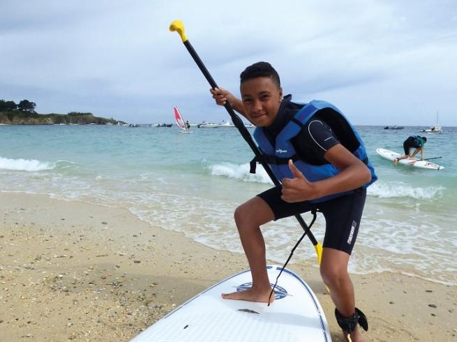Colonie de vacances surf, stand up paddle, catamaran, kayak de mer