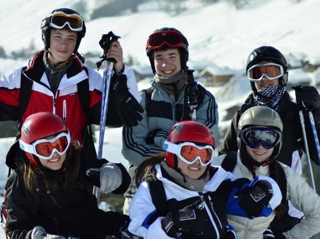 ski en groupe