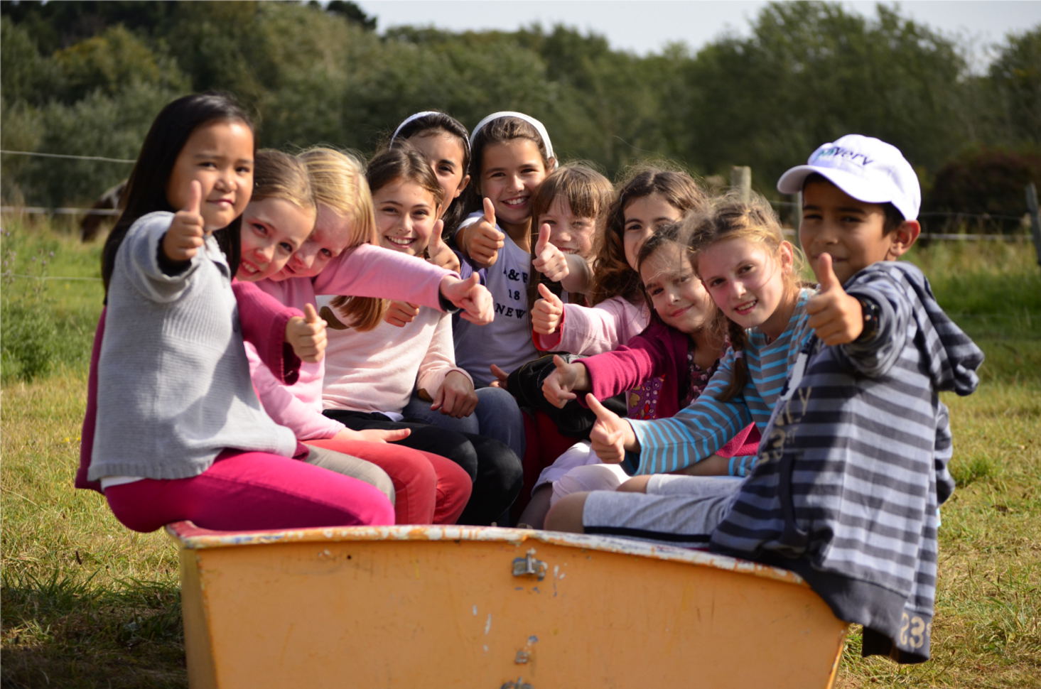 Enfants barque