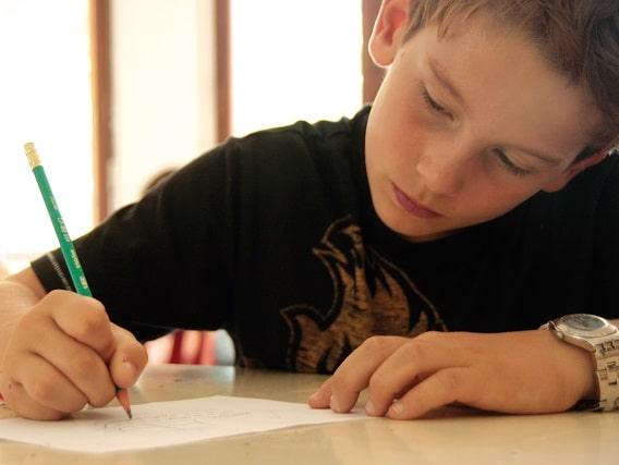 enfants qui travail l'anglais