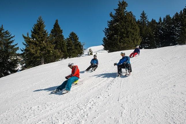 yooner dans la station du grand bornand