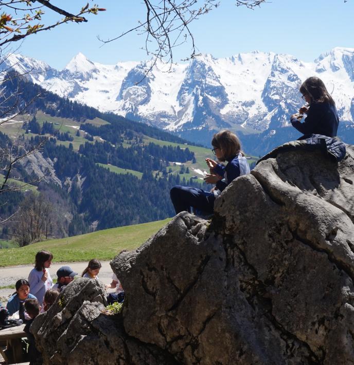 pique-nique en montagne