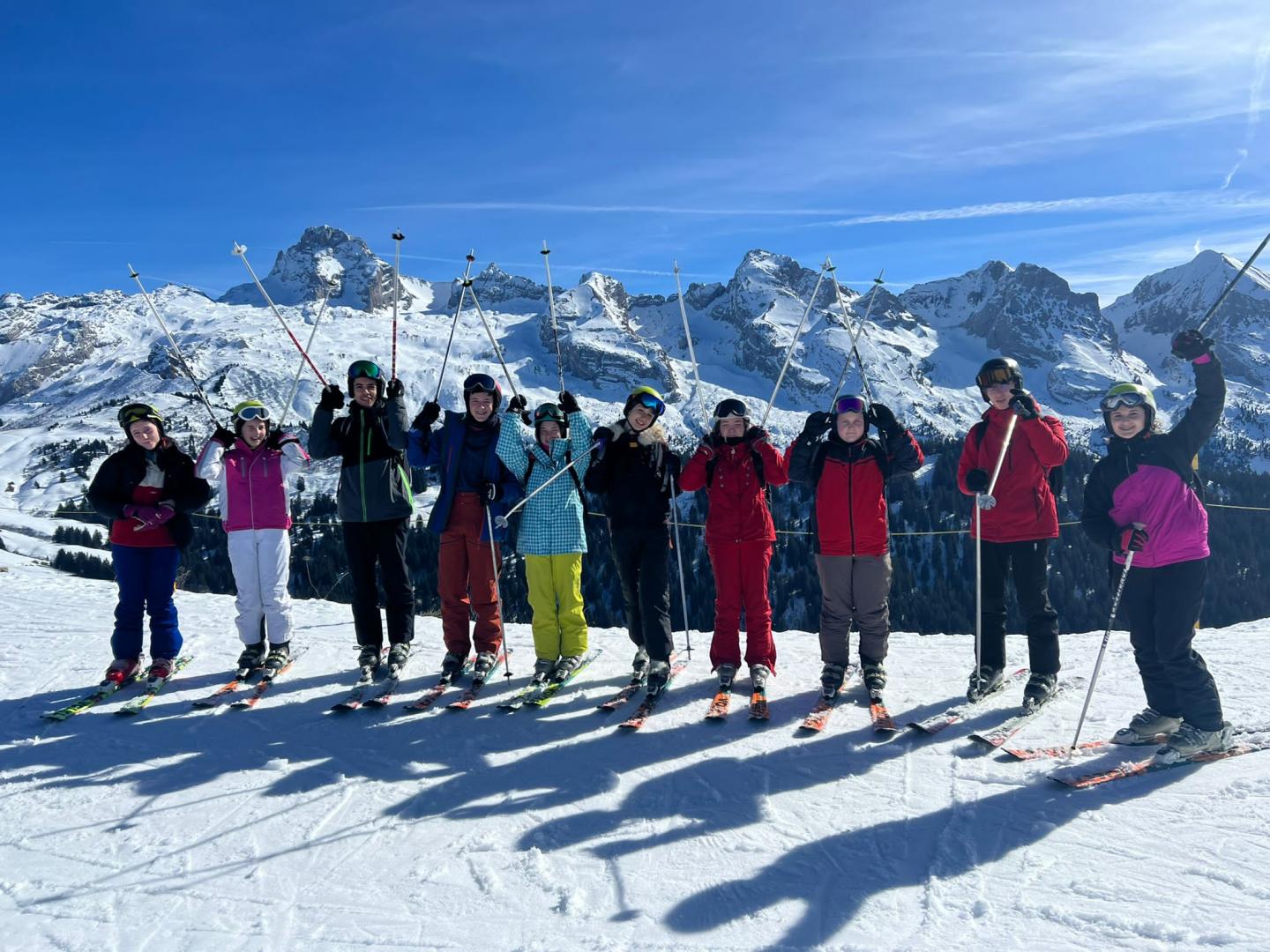 groupe ados au ski