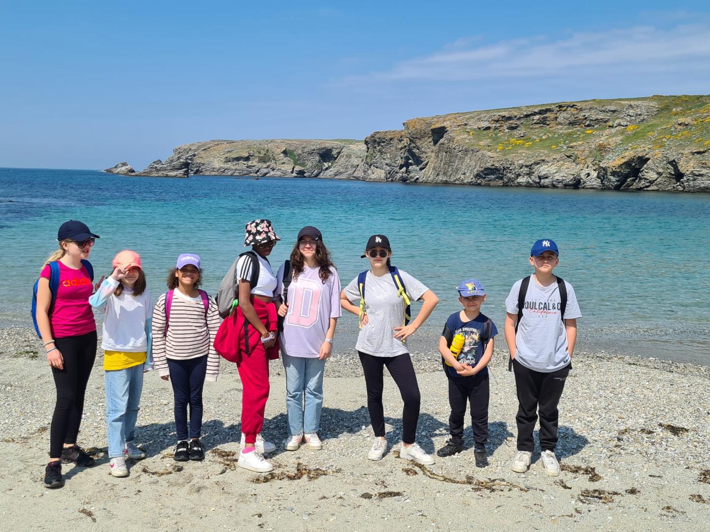 enfants à la plage