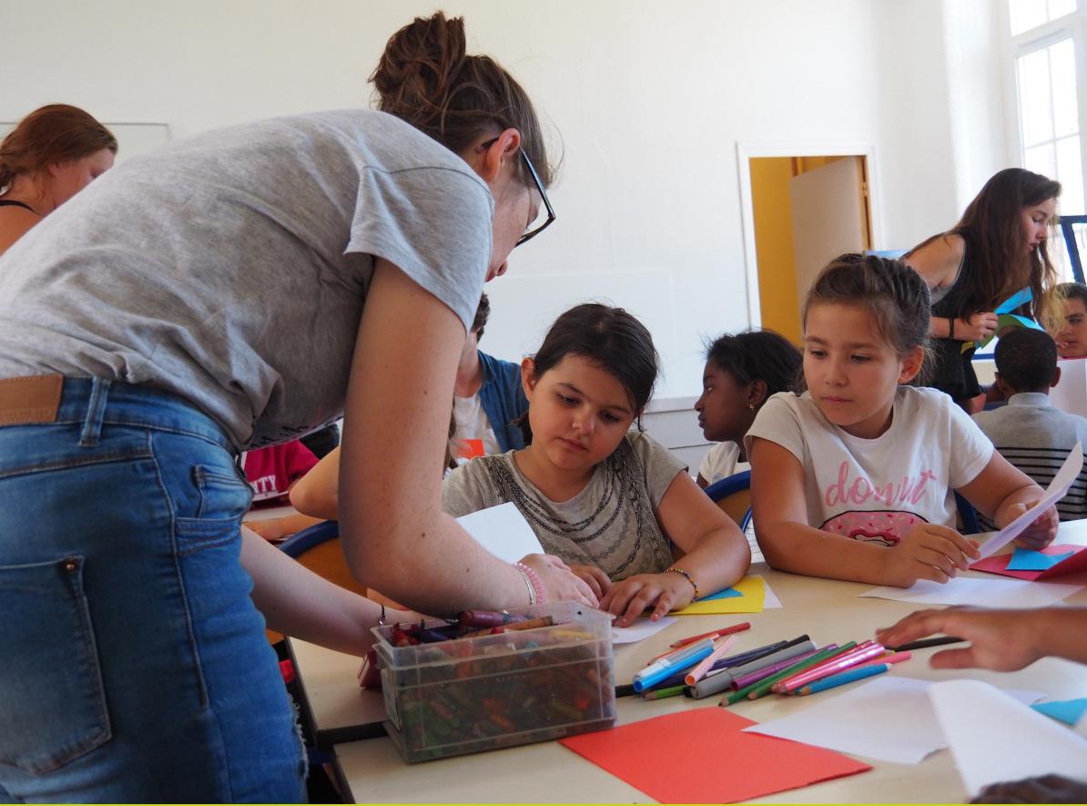 enfants en stage de révisions