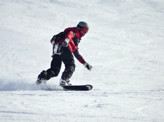 snow dans la neige avec ado