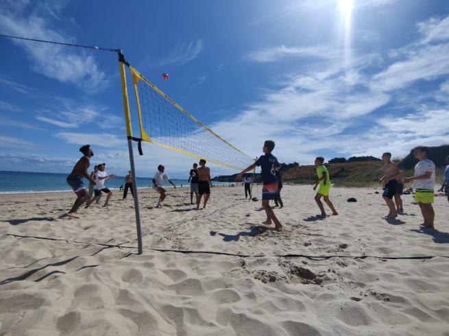 beach-volley avec les ados